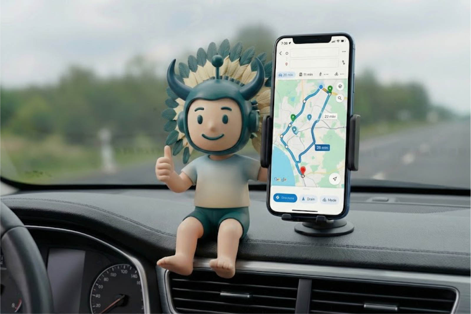 BradBot P'tit Futé itinéraire commercial